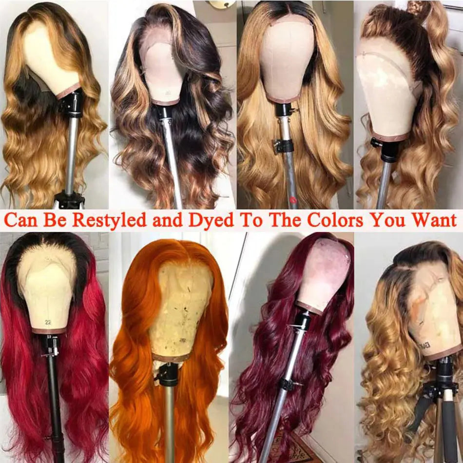 13x6 HD Transparent Lace Body Wave Wig
