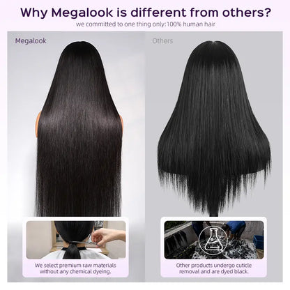 🔥🔥Ends Today: 75% OFF!🔥🔥13x6 Glueless Lace Frontal Wig - Silky Straight