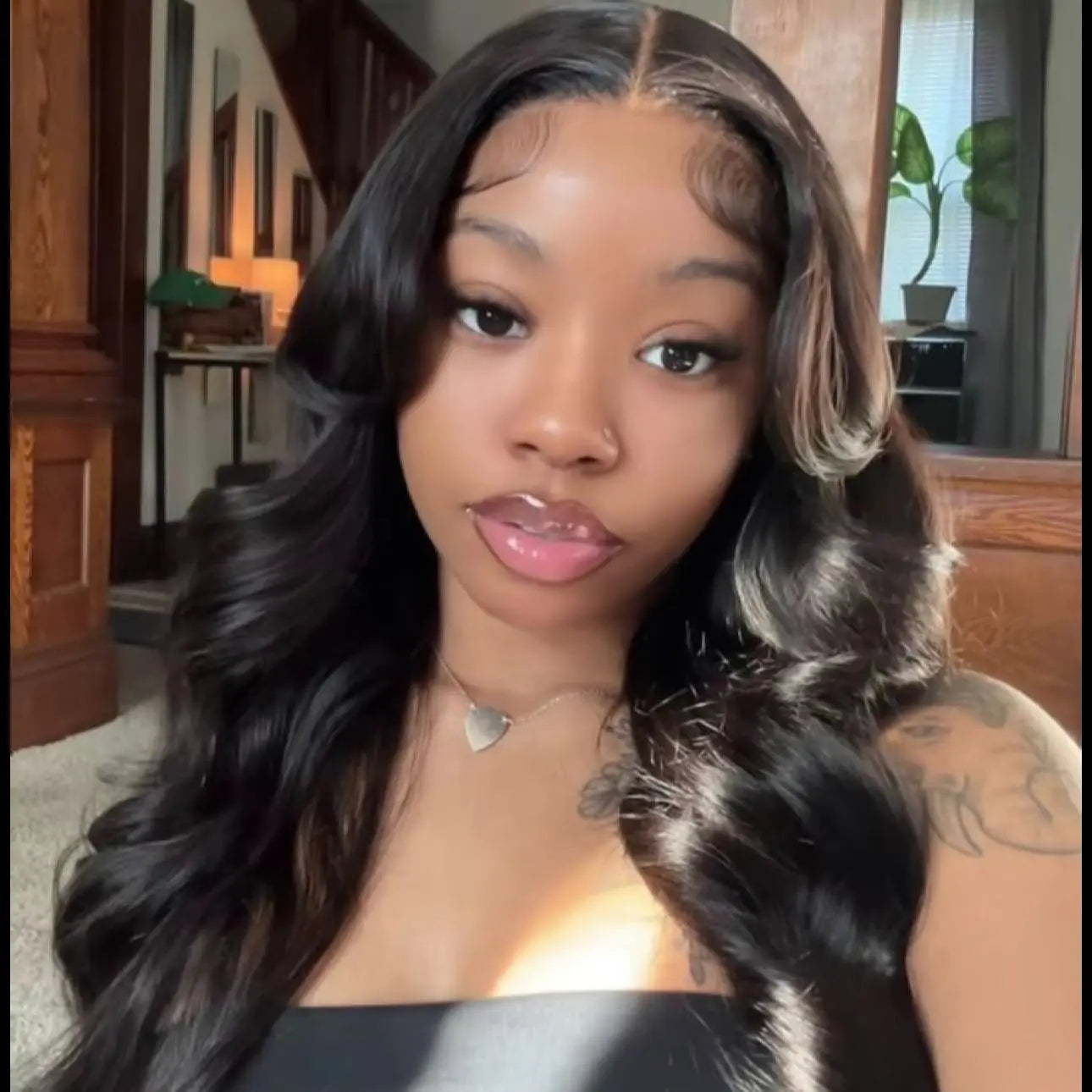 13x6 HD Transparent Lace Body Wave Wig