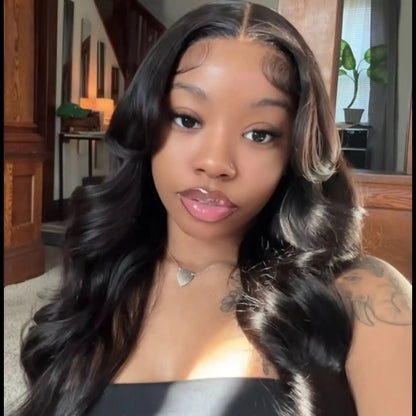 13x6 HD Transparent Lace Body Wave Wig