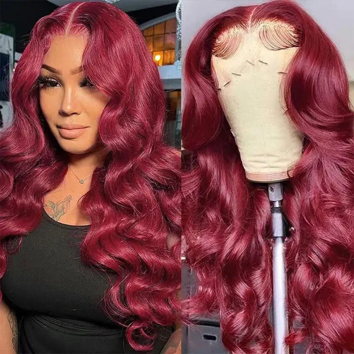 13x6 HD Transparent Lace Body Wave Wig