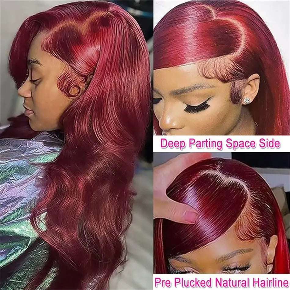 13x6 HD Transparent Lace Body Wave Wig