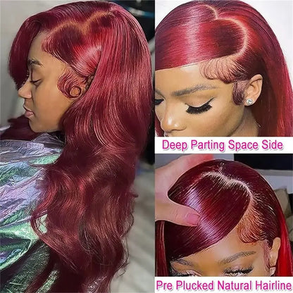 13x6 HD Transparent Lace Body Wave Wig
